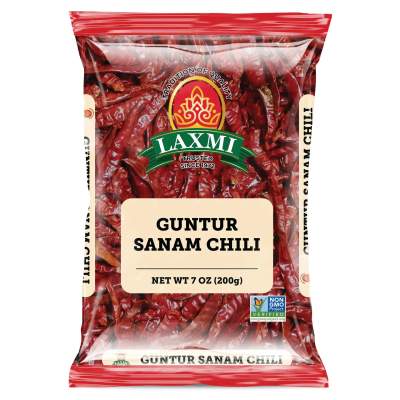 Laxmi Guntur Sannam Chilli Whole 400Gms 
