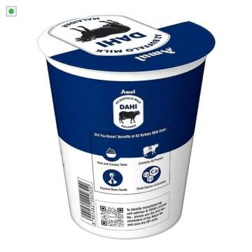 Amul Buffalo Milk Dahi 2Kgs - Dallaspuram Santha DFW