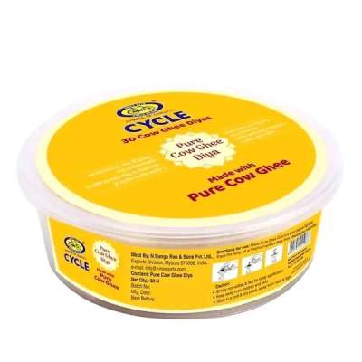 Cycle Cow Ghee Diya 30 Pcs - Dallaspuram Santha DFW