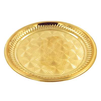 BRASS POOJA PLATE - Dallaspuram Santha DFW