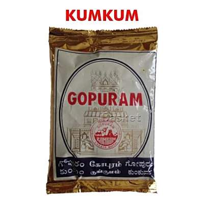 GOPURAM KUMKUM 40 GMS lb - Dallaspuram Santha DFW