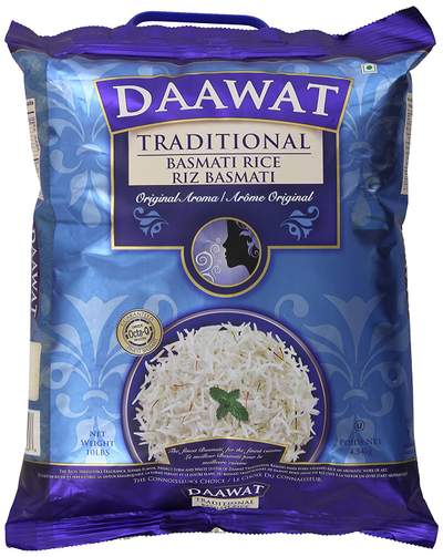 Daawat Traditional  Basmati Rice (10 LB - 4.54 KG) 10 lb - Dallaspuram Santha DFW