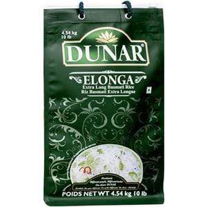 Dunar Elonga Basmati Rice 10 LB 10 lb - Dallaspuram Santha DFW