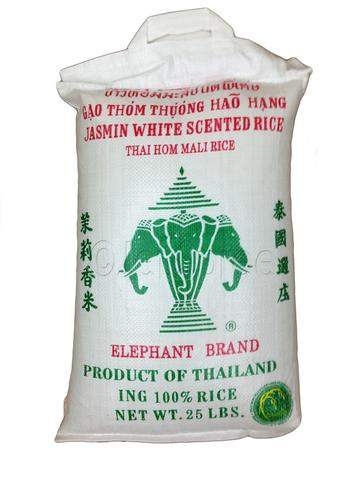 Jasmin Elephant Rice 20 LB 20 lb - Dallaspuram Santha DFW