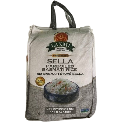 Laxmi Sella Parboiled Basmati Rice (10 LB) 10 lb - Dallaspuram Santha DFW