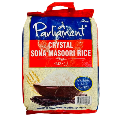Parliament Crystal Sona Masoori Rice - 20 LB 20 lb - Dallaspuram Santha DFW