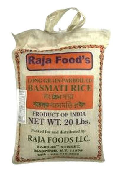 Raja Foods Sella Parboiled Basmati Rice - 20 Lb (9.08 Kg) 20 lb - Dallaspuram Santha DFW